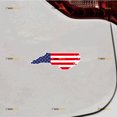 thumbnail image 1 of North Carolina State Map USA Flag Sticker Decal Vinyl - 2 Pack Reflective 4" - For Car Boat Laptop Cup, 1 of 8
