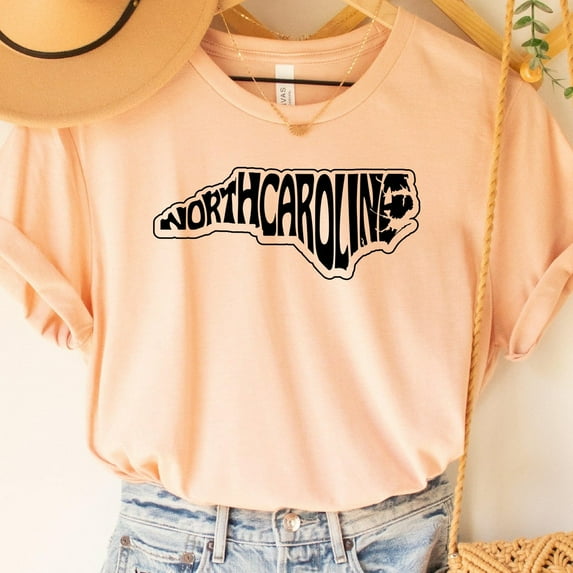 North Carolina State Shirt Nc Shirt North Carolina Map Shirt North Carolina Travel Gift Unisex S-5XL Hot Trending Shirt, Vintage Birthday Gift
