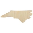 thumbnail image 1 of North Carolina State Silhouette Wood Shape Unfinished Piece Cutout Craft DIY Projects - 6.25 Inch Size - 1/4 Inch Thick, 1 of 7