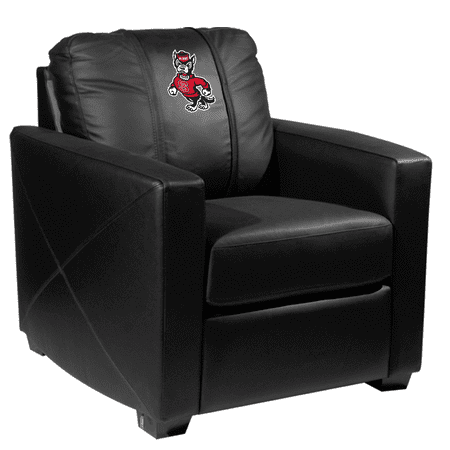 North Carolina State Wolf Logo Stationary Club Chair with Zipper System