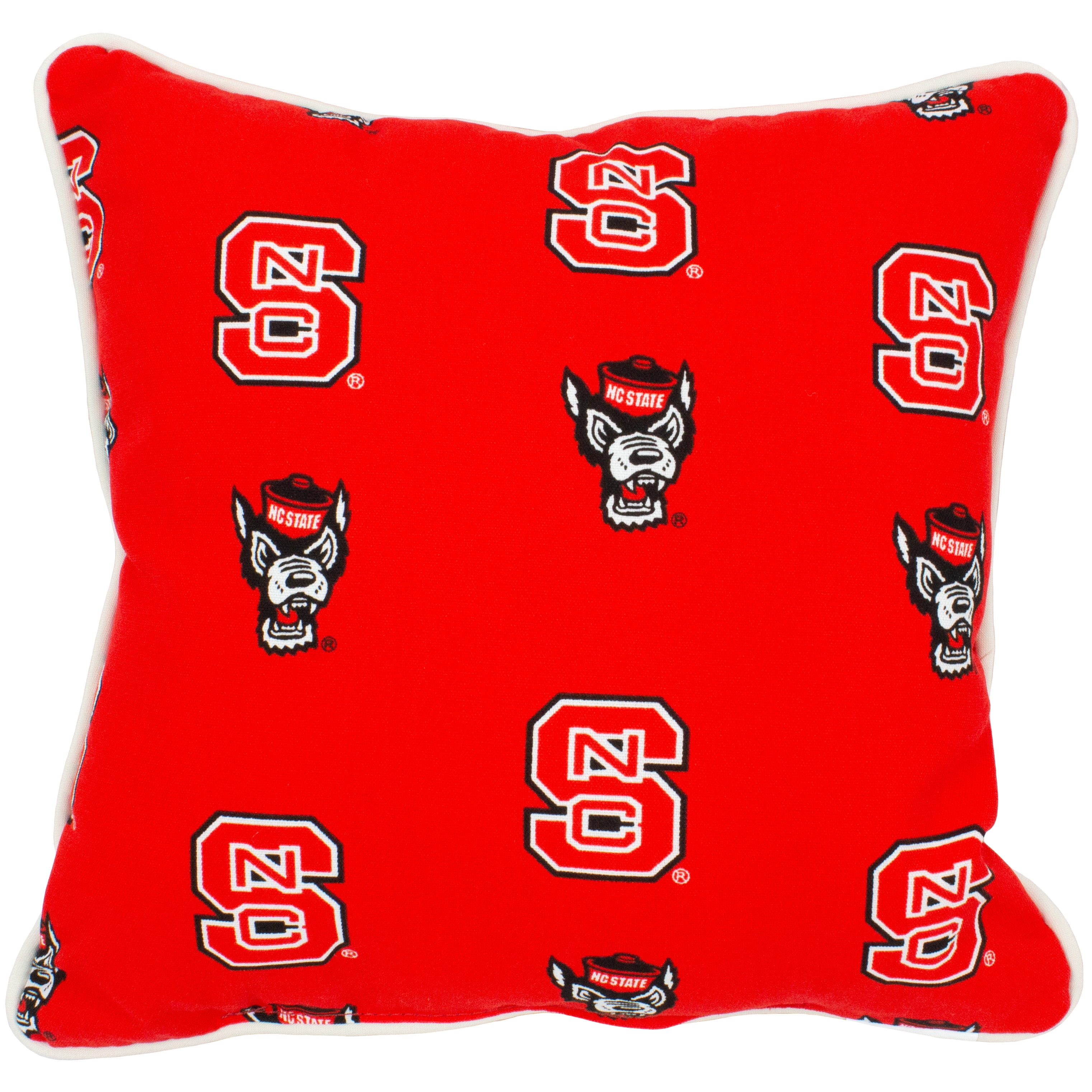 North Carolina State Wolfpack College Covers Indoor or Outdoor Decorative Pillow 16 in x 16 in