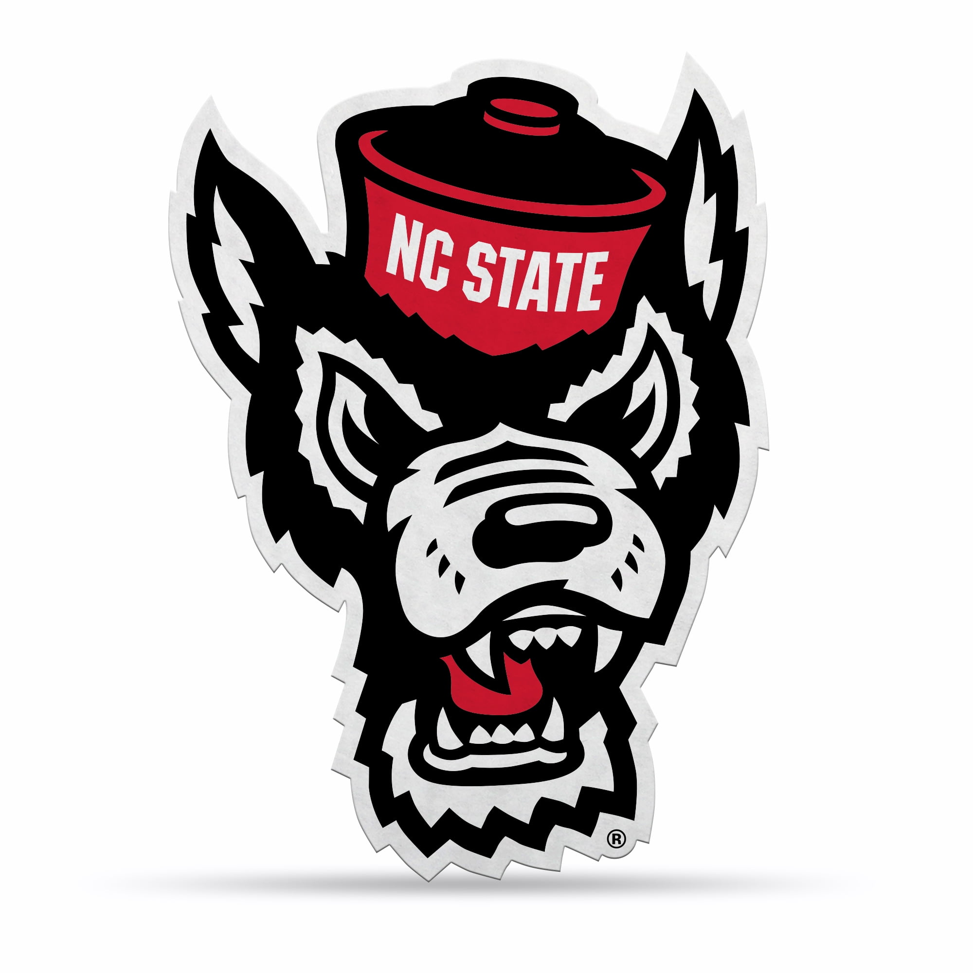 NCAA North Carolina State Wolfpack License Plate Frame – Black Chrome, 12x6 Inches, Officially Licensed