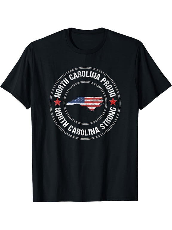 North Carolina Strong Proud Residents Native Home State T-Shirt