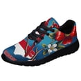 thumbnail image 1 of North Carolina Stte Cardinal and Dogwood Flowers Shoes Sneakers Black Size 3.5, 1 of 7