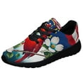 thumbnail image 1 of North Carolina Stte Dogwood Flower and Cardinal Shoes Sneakers Black Size 12, 1 of 7