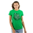 thumbnail image 1 of North Carolina Tar Heel Footprints NC Womens Slim Fit Graphic Tee Brisco Brands X, 1 of 5