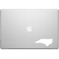 thumbnail image 1 of North Carolina Tar Heel State Pride Decal Sticker - White 5" Vinyl Decal for Cars, Macbooks, and Other Laptops, 1 of 1