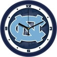 thumbnail image 1 of North Carolina Tar Heels 11.5'' Suntime Premium Glass Face Dimension Wall Clock, 1 of 1