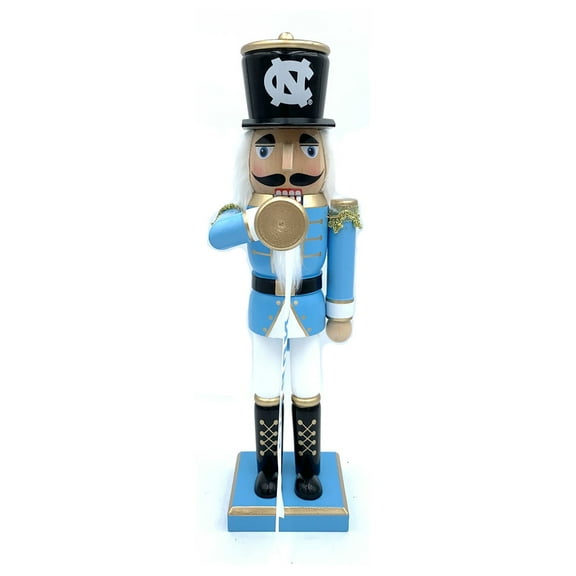 North Carolina Tar Heels 14" Bugler Nutcracker