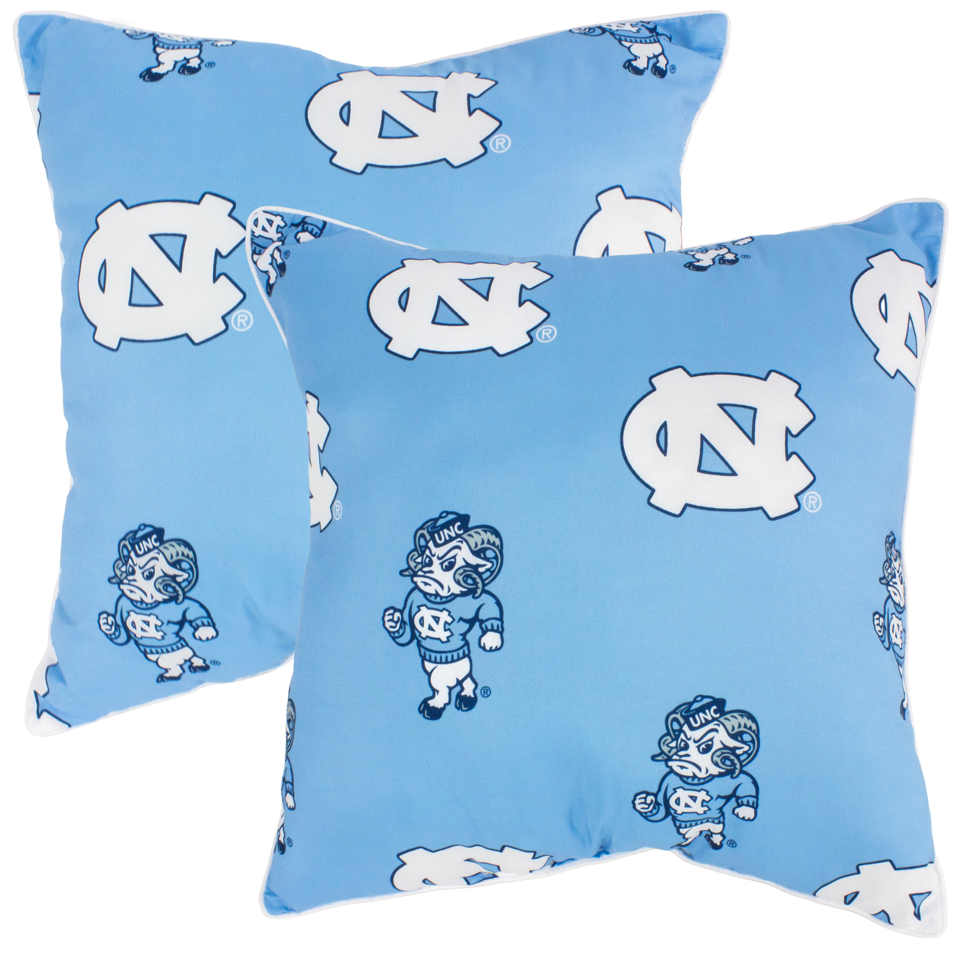 North Carolina Tar Heels 16" x 16" Decorative Pillow - (Includes 2 Decorative Pillows)