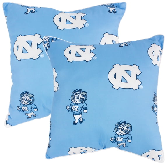 North Carolina Tar Heels 16" x 16" Decorative Pillow - (Includes 2 Decorative Pillows)