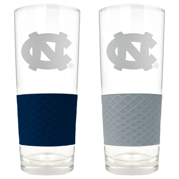 North Carolina Tar Heels 22oz. Logo Score Pint Glass Two-Piece Set