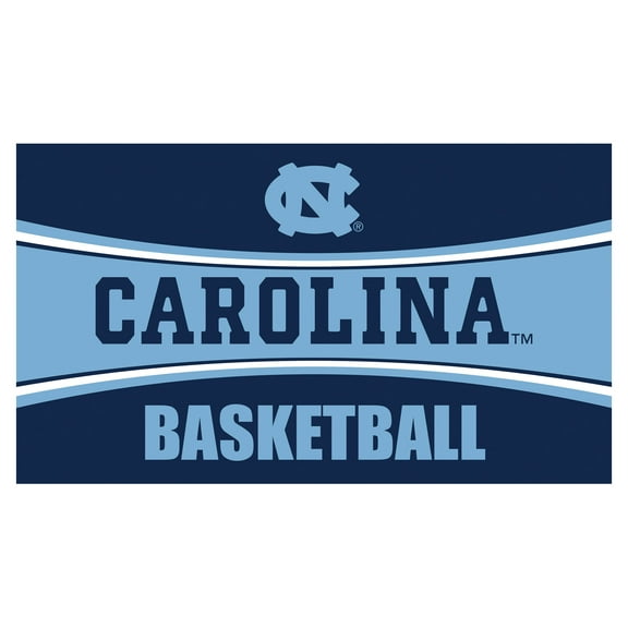 North Carolina Tar Heels 28" x 16" Basketball Trapper Door Mat