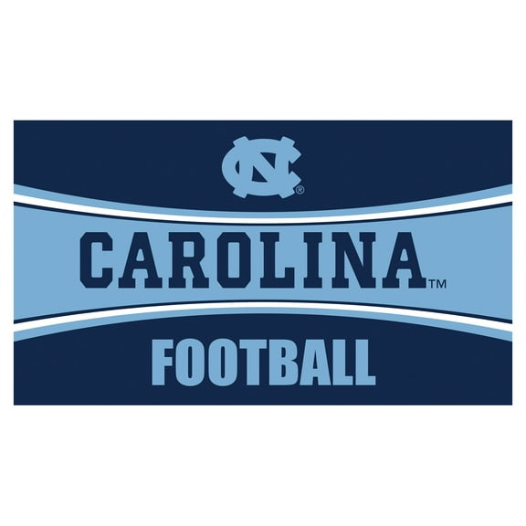 North Carolina Tar Heels 28" x 16" Football Trapper Door Mat