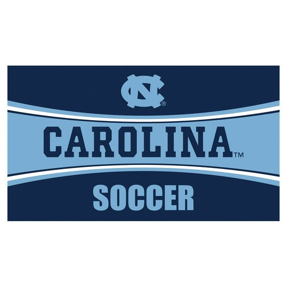 North Carolina Tar Heels 28" x 16" Soccer Trapper Door Mat