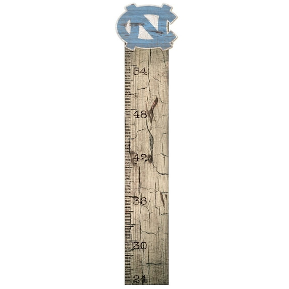 North Carolina Tar Heels 6" x 36" Growth Chart Sign