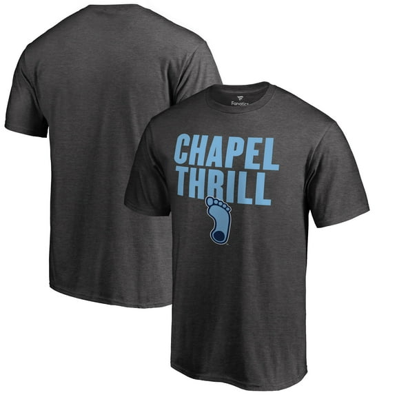 North Carolina Tar Heels Chapel Thrill T-Shirt - Ash
