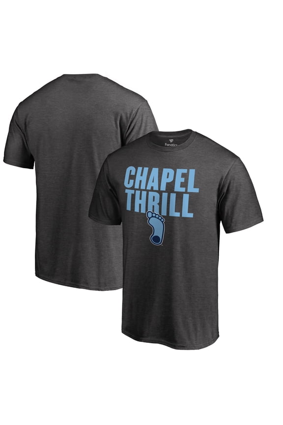 North Carolina Tar Heels Chapel Thrill T-Shirt - Ash