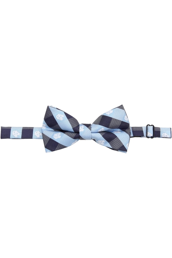 North Carolina Tar Heels Check Bow Tie