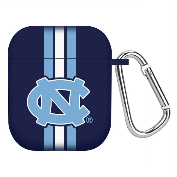 North Carolina Tar Heels HD Case Cover Compatible with Apple AirPods Gen 1 & 2 (Stripes) by Affinity Bands