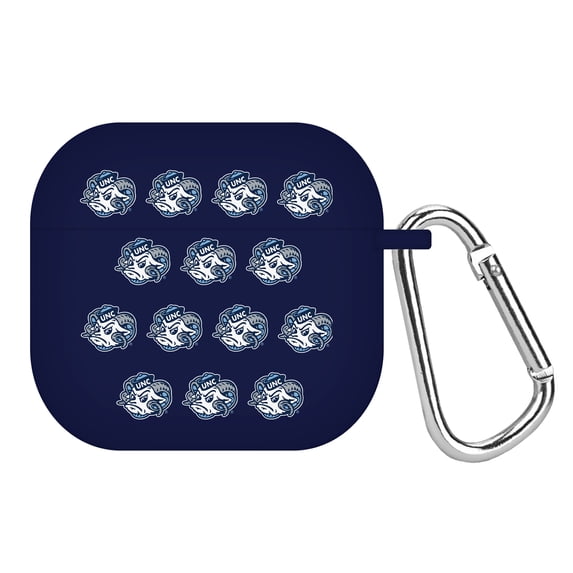North Carolina Tar Heels HD Case Cover Compatible with Apple Airpods Gen 4 (Repeating) by Affinity Bands