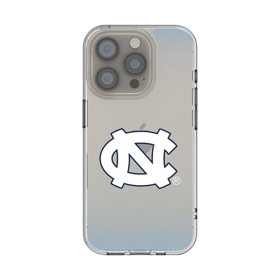 North Carolina Tar Heels Linen Logo iPhone Clear Case
