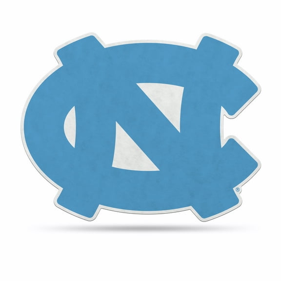 North Carolina University Shape Cut Primary Logo Pennant With Header Card