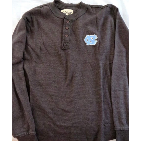 North Carolina Tar Heels long sleeve charcoal gray Colony Vintage shirt NEW