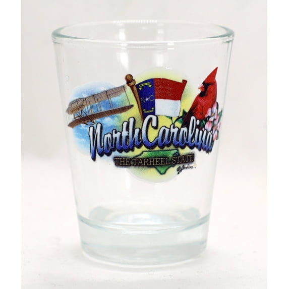 North Carolina Tarheel State Elements Shot Glass
