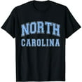 thumbnail image 1 of North Carolina Vintage State NC Blue Text T-Shirt, 1 of 3