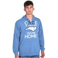 thumbnail image 1 of North Carolina You're Home Here Cute Zip Up Hoodie Men's Women's Brisco Brands M, 1 of 6