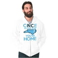 thumbnail image 1 of North Carolina You're Home Here Cute Zip Up Hoodie Men's Women's Brisco Brands X, 1 of 6