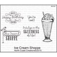 thumbnail image 1 of North Coast Creations Cling Rubber Stamps 5"X6.75"-Ice Cream Shoppe, Pk 1, 1 of 2
