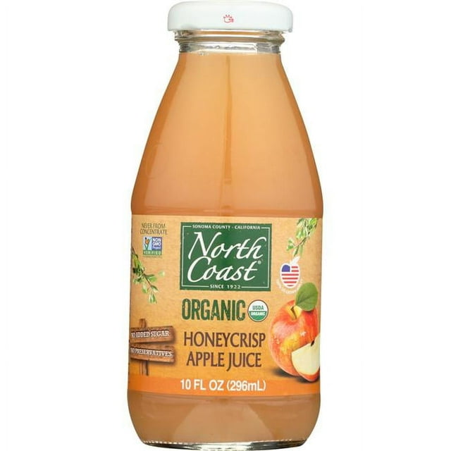 North Coast KHFM00332559 10 fl oz Organic Honeycrisp Apple Juice Pack