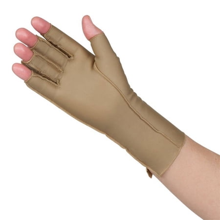 North Coast Medical Norco Heavy Compression Gloves, Open Finger, X-Small, Left