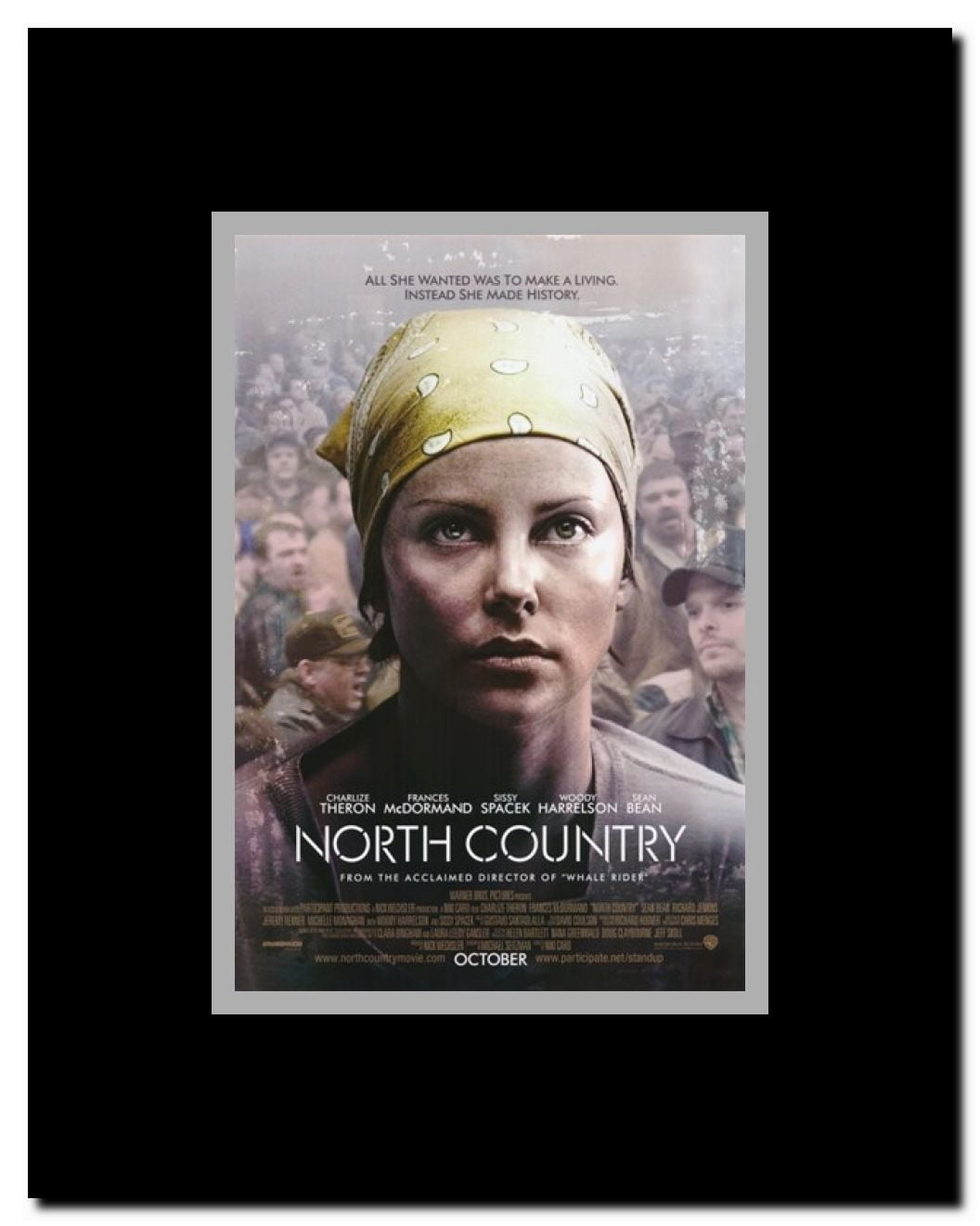 North Country Framed Movie Poster