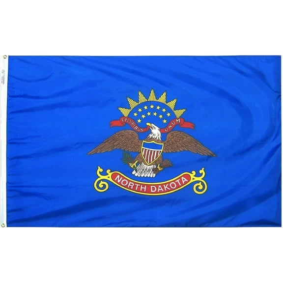 North Dakota - 5'X8' Nylon Flag