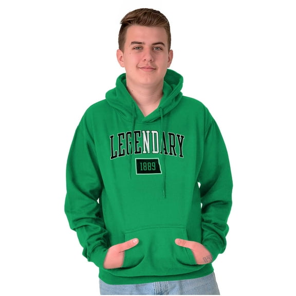North Dakota Legendary ND Souvenir Unisex Plus Fleece Graphic Hoodie Brisco Brands 2X