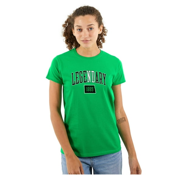 North Dakota Legendary ND Souvenir Womens Fitted Plus Size Graphic Tee Brisco Brands 2X