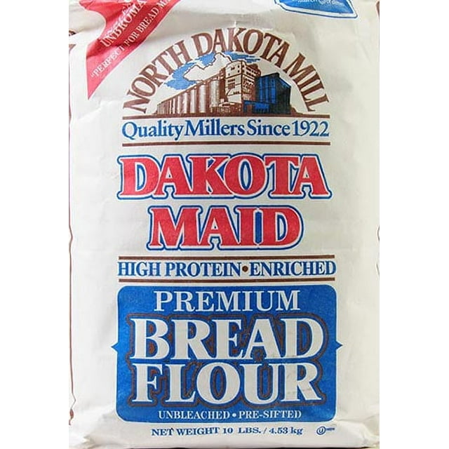 North Dakota Mill, Dakota Maid Bread Flour, 10 lb Bag