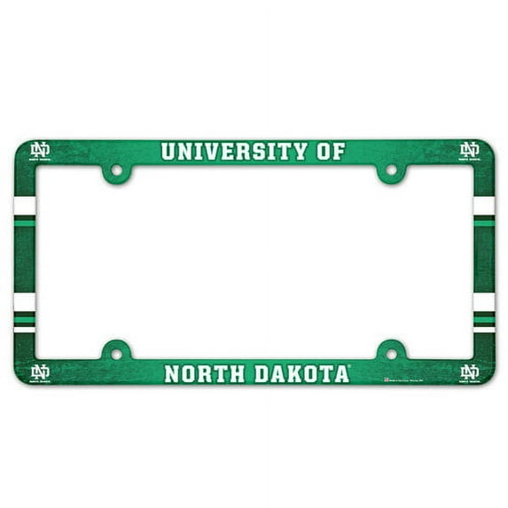 North Dakota Plastic License Plate Frame