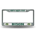 thumbnail image 1 of North Dakota State Bison Chrome License Plate Frame, 1 of 6