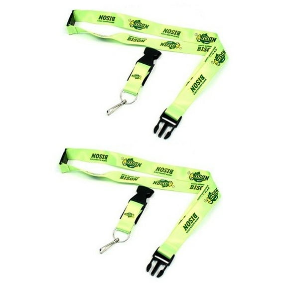 North Dakota State Bison NCAA Neon Lanyard