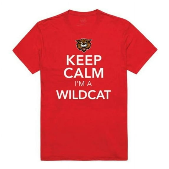 North Dakota State College of Science Wildcats Keep Calm T-Shirt, Red - Small