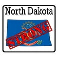 thumbnail image 1 of North Dakota State (K35) Strong Flag Vinyl Decal Sticker Car/Truck Laptop/Netbook Window, 1 of 1