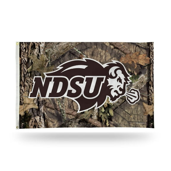 North Dakota State NDSU NCAA Bison 3x5 Indoor Outdoor Camo Banner Flag with grommets for hanging