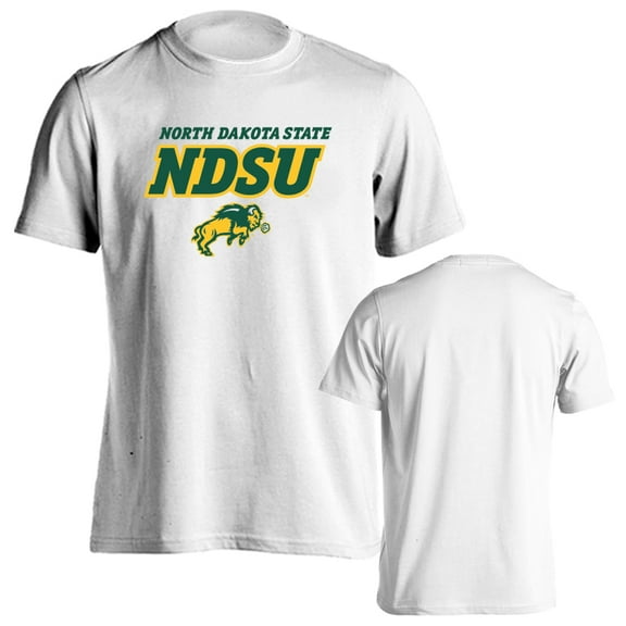 North Dakota State University Bison Classic Arch with Mascot Short Sleeve T-Shirt
