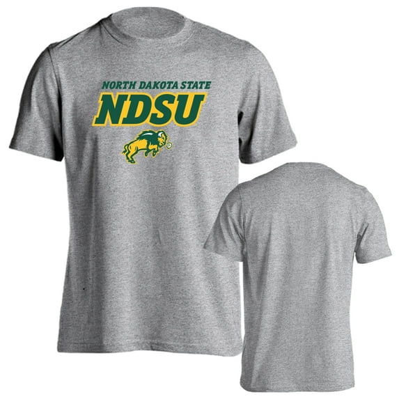 North Dakota State University Bison Classic Arch with Mascot Short Sleeve T-Shirt