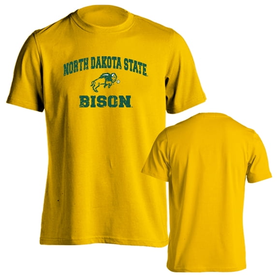 North Dakota State University Bison Distressed Retro Short Sleeve T-Shirt