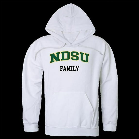 North Dakota State University Bisons Family Hoodie, White - Extra Large